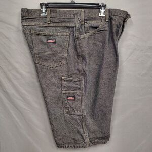 Dickies Carpenter Utility Work Shorts Men's Size 38 Black Denim ER305BK